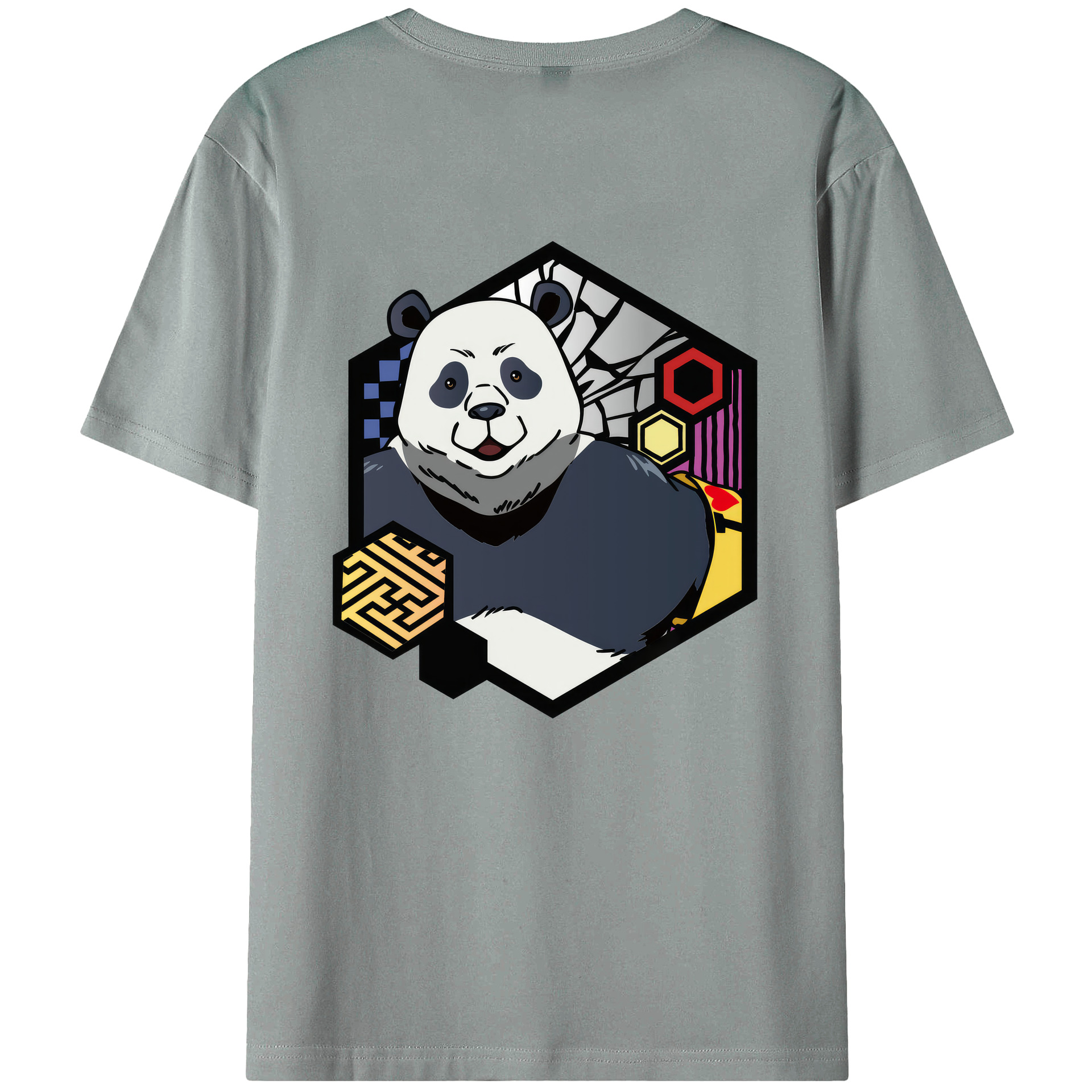 （画像用） 呪術廻戦 Jujutsu Kaisen 綿100％ メンズ半袖Tシャツ（バックプリント） 通気性